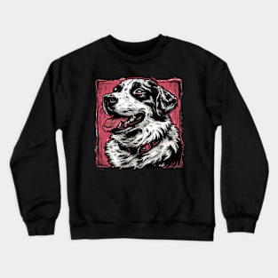 Retro Art Anatolian Shepherd Dog Lover Crewneck Sweatshirt